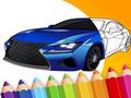 Spil Japanese Luxury Cars Coloring Book 