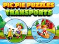 Spil Pic Pie Puzzles Transports
