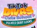 Spil TikTok Divas Cute School Pleated Skirt Looks