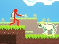 Spil Red Stickman vs Monster School 2