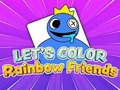 Spil Let's Color: Rainbow Friends