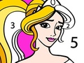 Spil Princess Coloring By Number