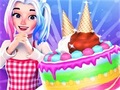 Spil Cute Doll Cooking Cakes