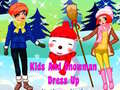 Spil Kids and Snowman Dress Up