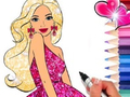 Spil Coloring Book: Barbie