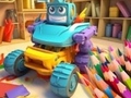 Spil Coloring Book: Transforming Car Robot
