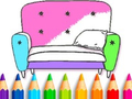 Spil Coloring Book: House Decoration