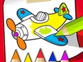Spil Coloring Book: Cute Plane