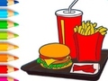Spil Coloring Book: Hamburger