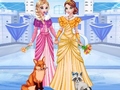 Spil Elsa & Anna's Icy Dress Up