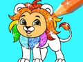 Spil Coloring Book: Lion