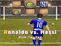 Spil Messi vs Ronaldo Kick Tac Toe