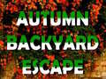 Spil Autumn Backyard Escape 