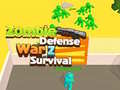 Spil Zombie defense War Z Survival 