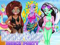 Spil Monster School Beach Party