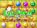 Spil Egg Farm Merge Puzzle