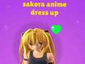 Spil Sakora Anime Dress Up