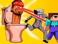 Spil Skibidi Toilet and Nubik Survivors
