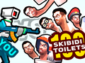 Spil You vs 100 Skibidi Toilets