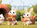 Spil Jigsaw Puzzle: Rabbits With Carrots