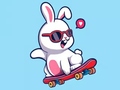 Spil Coloring Book: Rabbit Skateboard