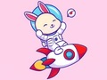 Spil Coloring Book: Rabbit Astronaut