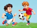 Spil Coloring Book: Kick Ball