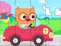 Spil Jigsaw Puzzle: Driving Car
