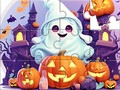 Spil Jigsaw Puzzle: Halloween Cute Ghost