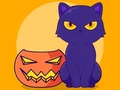 Spil Coloring Book: Halloween Cat