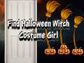 Spil Find Halloween Witch Costume Girl