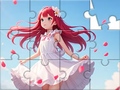 Spil Jigsaw Puzzle: White Dress Girl
