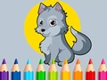 Spil Coloring Book: Wolf