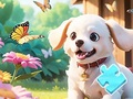 Spil Jigsaw Puzzle: Dog In Garden