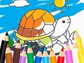 Spil Coloring Book: Sunny Turtle