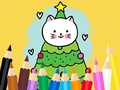 Spil Coloring Book: Cats And Christmas Tree