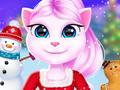 Spil Cat Girl Christmas Decor Game
