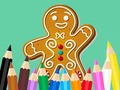 Spil Coloring Book: Gingerbreads