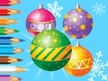 Spil Coloring Book: Christmas Decorate Balls