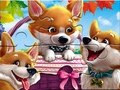 Spil Jigsaw Puzzle: Funny Corgis