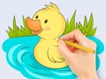 Spil Coloring Book: Baby Duck Swim