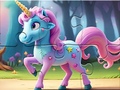 Spil Jigsaw Puzzle: Magic Forest Unicorn