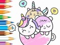 Spil Coloring Book: A Cup Of Unicorn