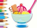 Spil Coloring Book: Ice Cream Sundae