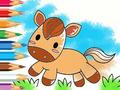 Spil Coloring Book: Running Horse