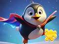 Spil Jigsaw Puzzle: Sky Flying Penguin