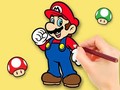 Spil Coloring Book: Dwarf Holds Flower
