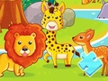 Spil Jigsaw Puzzle: Wild Animals