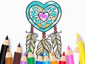 Spil Coloring Book: Heart Dreamcatcher