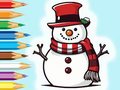 Spil Coloring Book: Snowman Family